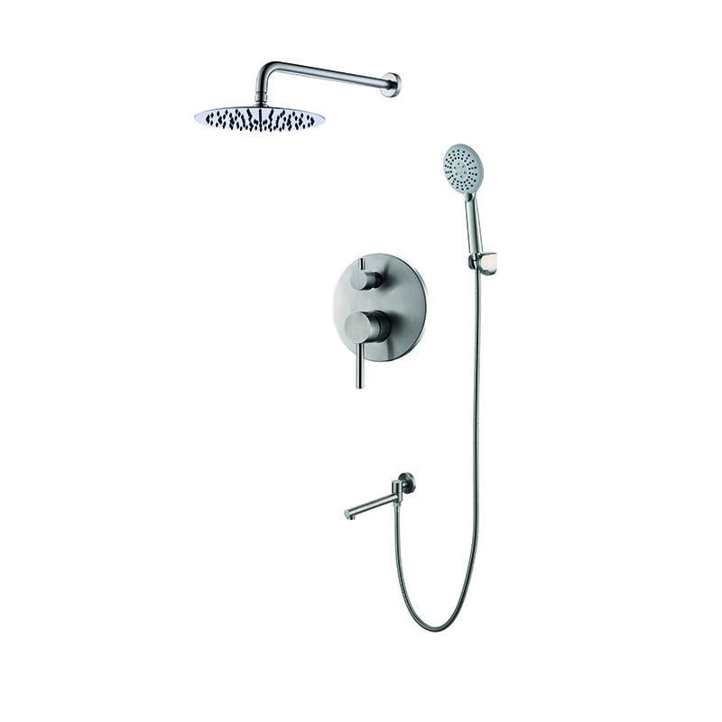 Душова система KOER KI-66018-02 прихованого монтажу з нержавіючої сталі Нержавіюча сталь (KR4794)