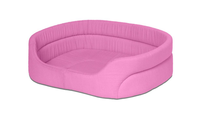 Лежанка для котов и собак Collar Теремок L 69х 82х19 см Розовый (Collar41147)