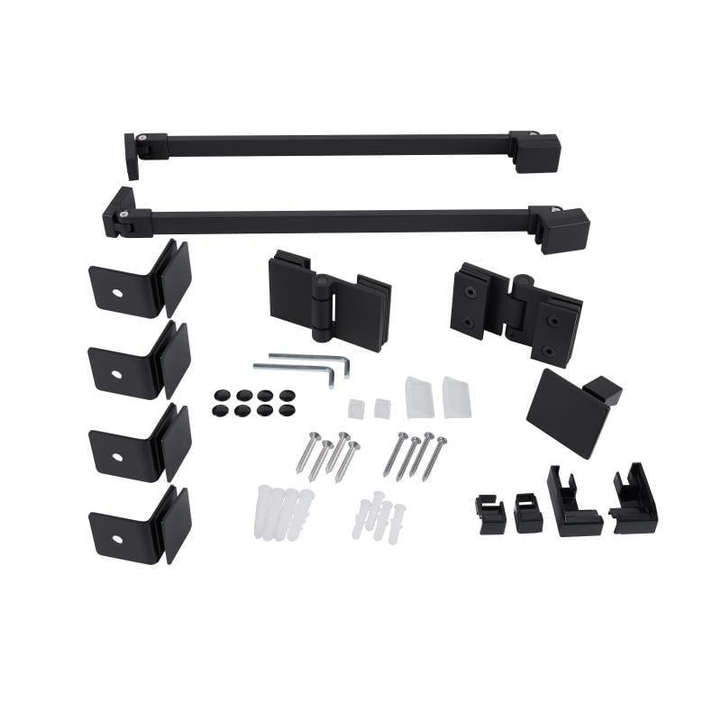 Душова кабіна Qtap Capricorn BLA1099SC6 90x90 см скло Clear 6 мм покриття CalcLess без піддону (46774) - фото 7