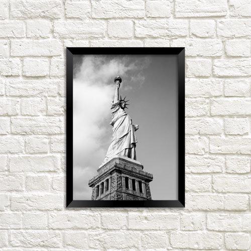 Постер в рамке Статуя Свободы 15x21 см A5 (MT5_ART023_BL)