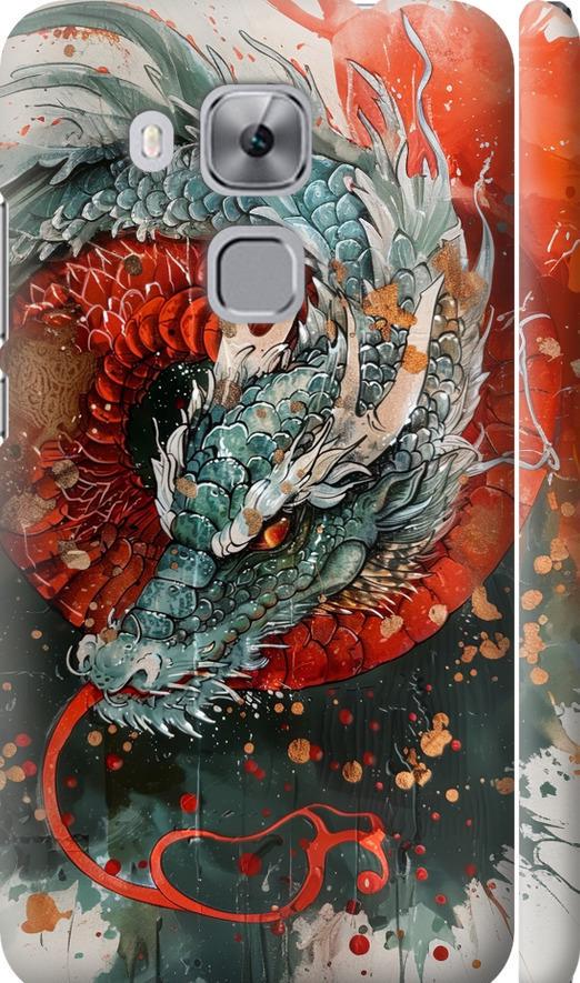 Чехол на Huawei Nova Plus Стихия огня (6101m-961-42517)