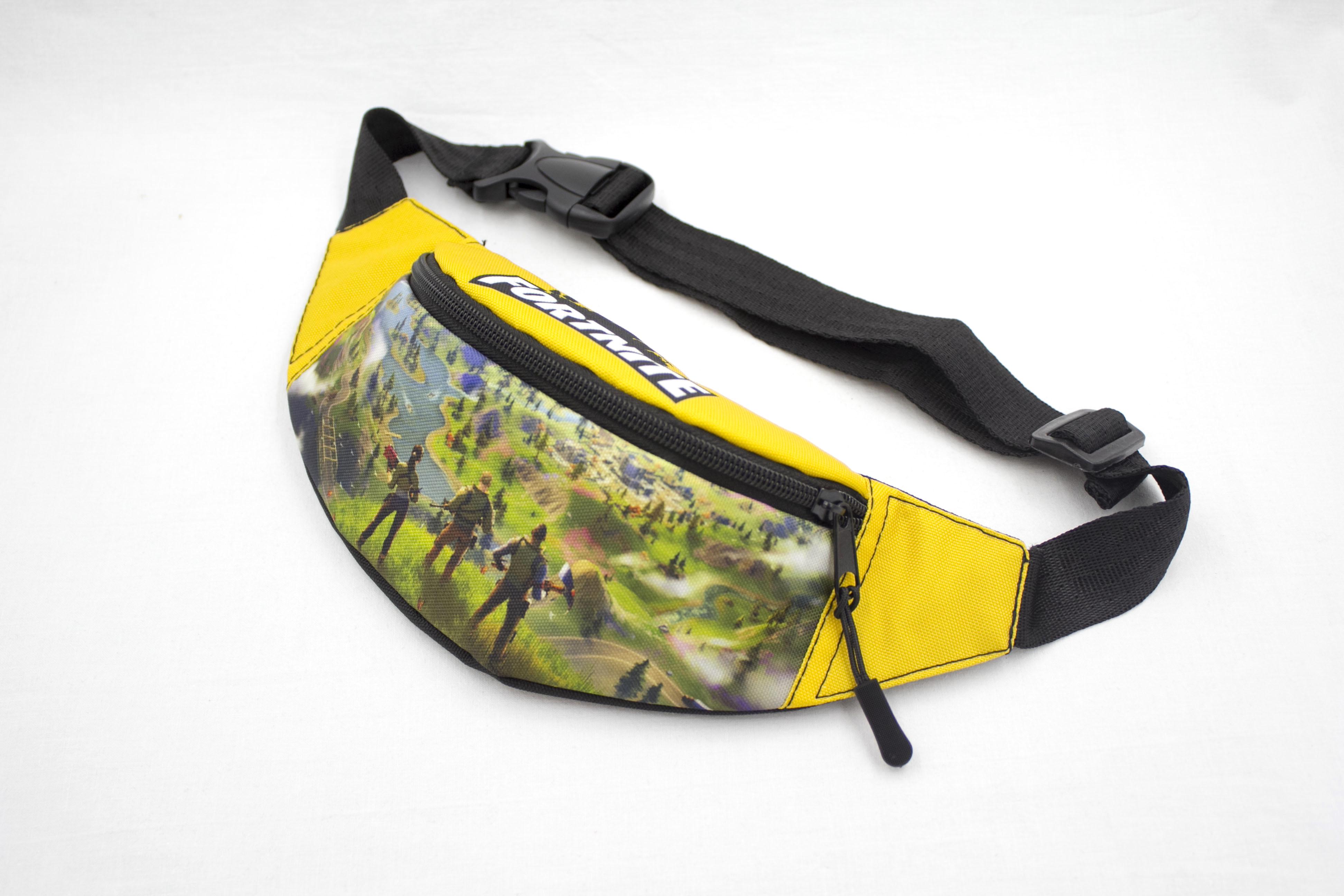 Сумка бананка для хлопчика з регулюючим ремінцем 4-8 років Форнайт Жовтий (Д-014) - фото 1 Сумка бананка для хлопчика з регулюючим ремінцем 4-8 років Форнайт Жовтий (Д-014) - фото 1