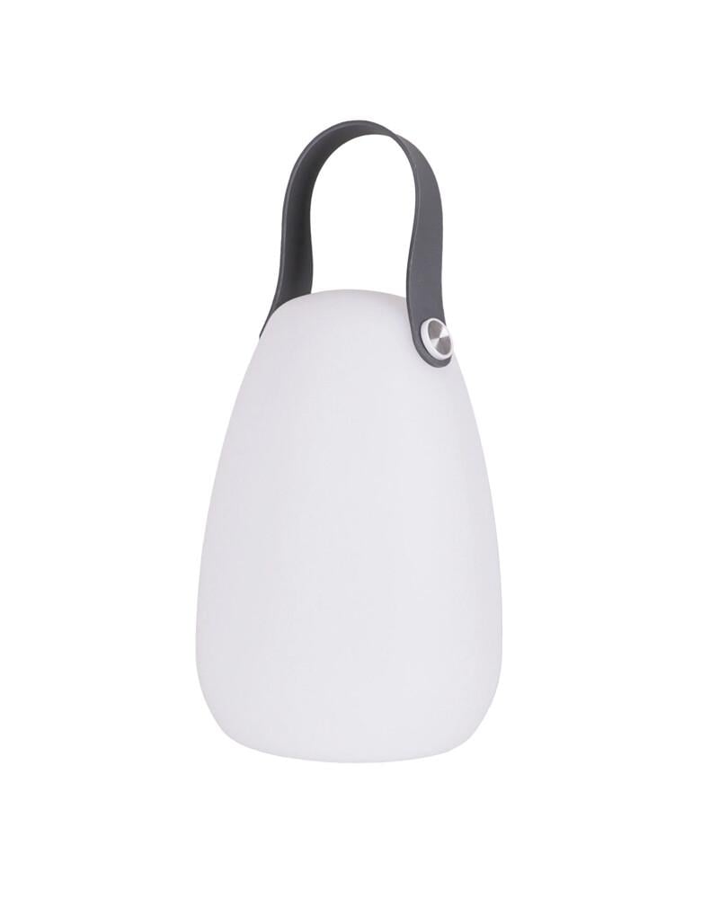 Світильник вуличний на сонячній батареї Polux 330666 Canaria LED 1x2W 3000К+RGB IP44 Білий (27975556)