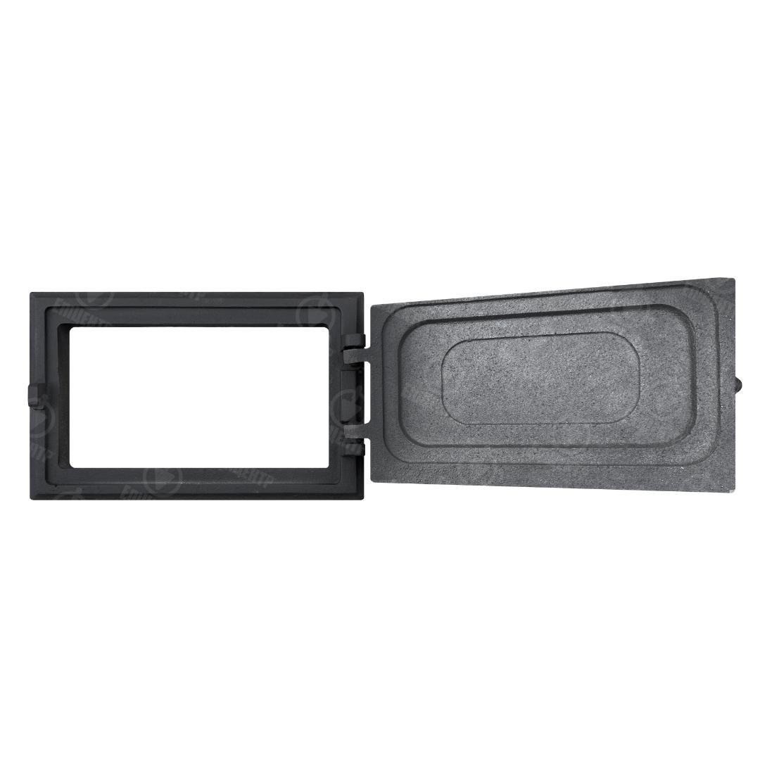 Двері піддувальні Булат Вишиванка чавунна пофарбована 265х165 мм Чорний - фото 3 Двері піддувальні Булат Вишиванка чавунна пофарбована 265х165 мм Чорний - фото 3