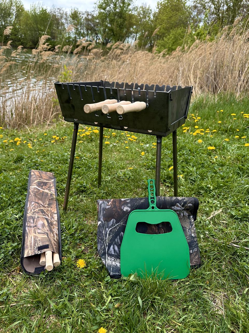 Мангал розкладний на 8 шампурів (991441380) Мангал розкладний на 8 шампурів (991441380)