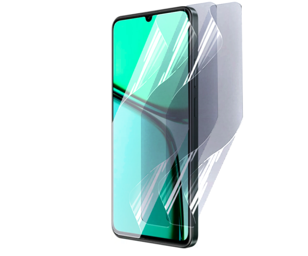 Противоударная гидрогелевая пленка Hydrogel Film для Realme C61, Transparent