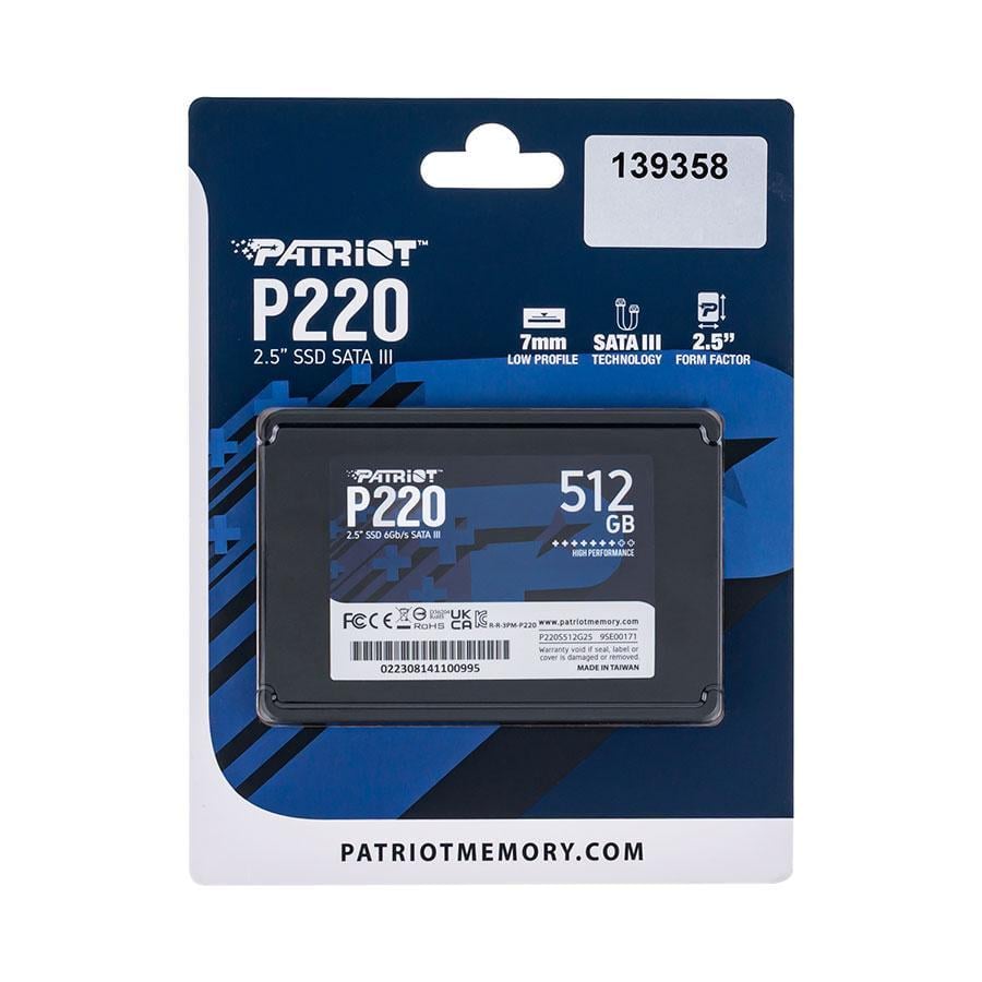 SSD-диск Patriot P220 2,5" 512 Gb (218144)