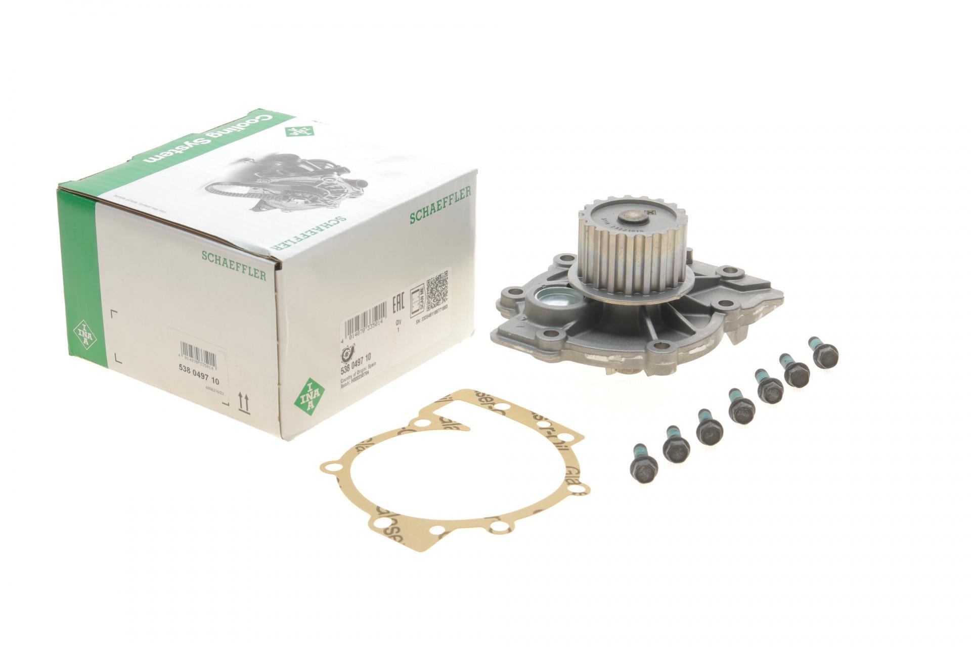 Насос воды INA Volvo V60/V70/S60/S80 01- 538 0497 10 (25588155)