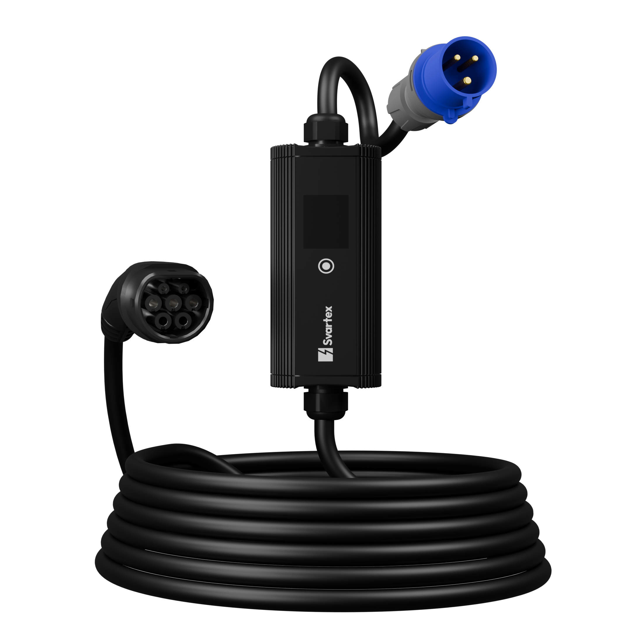 Зарядка для електромобіля Type 2 5 м Svartex Gen2 32A 7 кВт Wi-Fi