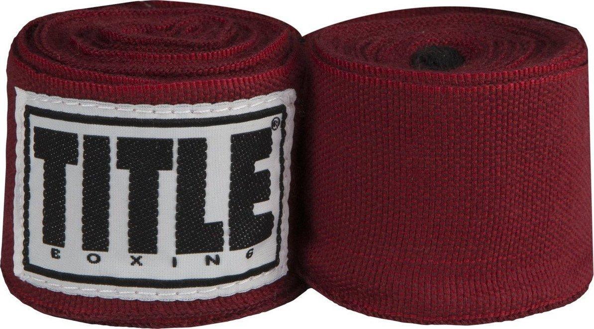 Бинты для бокса TITLE Boxing Select 180" Semi Elastic Mexican Maroon 4,5 м (SMHW XL MR)
