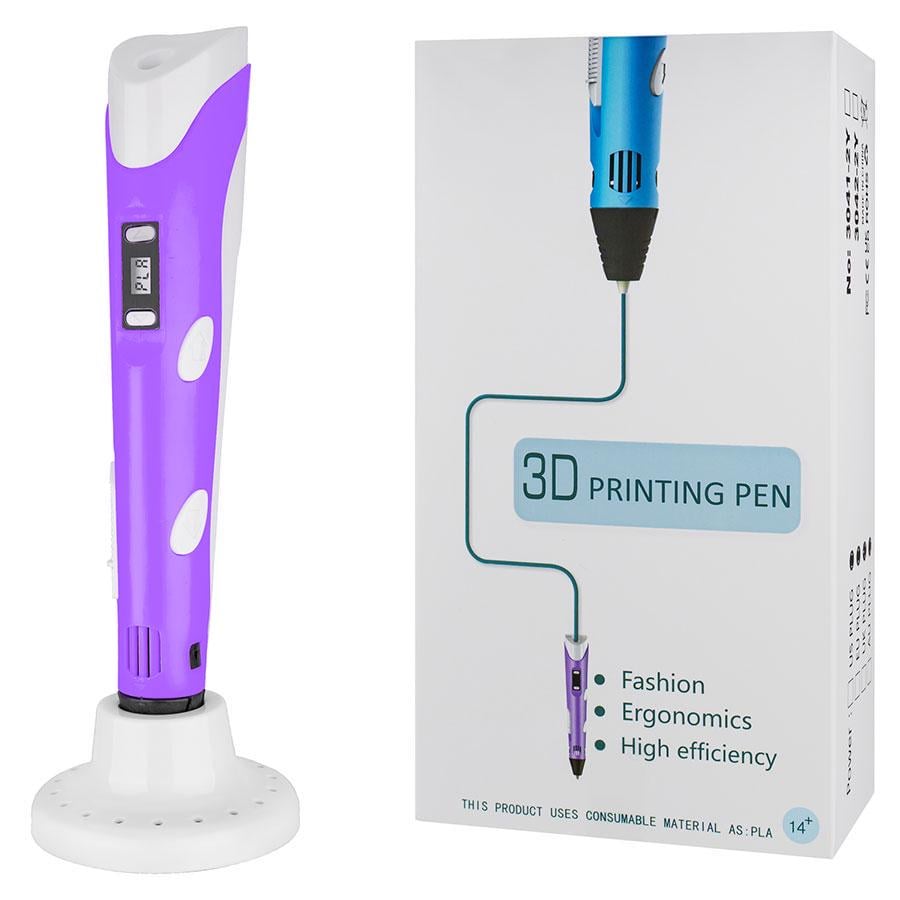 3D ручка с PLA-пластиком Фиолетовый (286635) - фото 1 3D ручка с PLA-пластиком Фиолетовый (286635) - фото 1