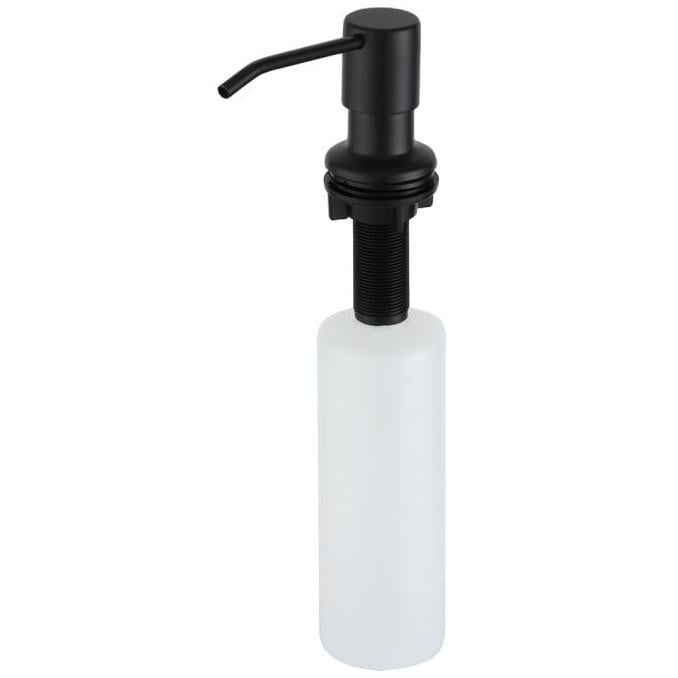 Дозатор врезной для кухонной мойки Frap F408-6 300 мл Черный (224598)