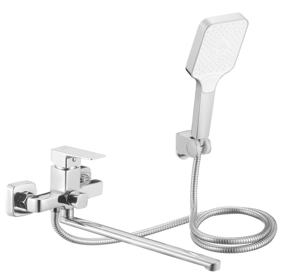 Смеситель для ванной Lidz Orion 005 с душевым гарнитуром Chrome (LDORI005CRM48094)