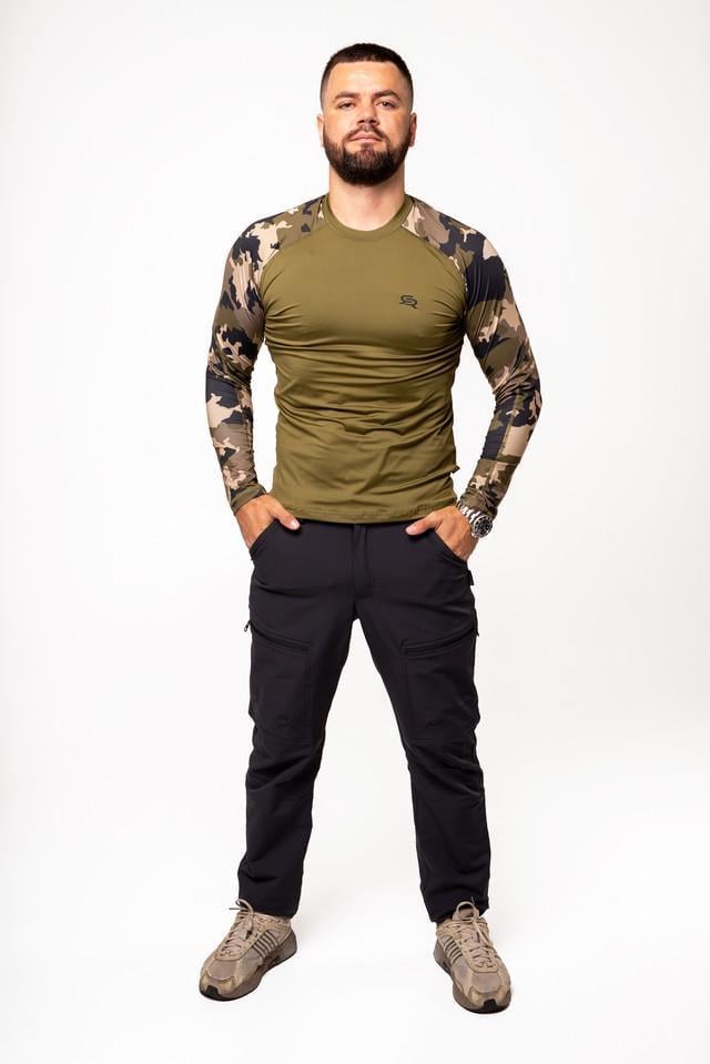 Футболка ThermoX Furious Army LS XXL Оливковий - фото 1