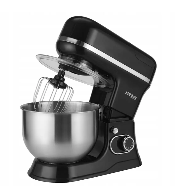 Комбайн кухонний планетарний Kraft Dele KD4147 3000 Вт 6 швидкостей з блендером і м'ясорубкою 5 л (KD4147) Комбайн кухонний планетарний Kraft Dele KD4147 3000 Вт 6 швидкостей з блендером і м'ясорубкою 5 л (KD4147)