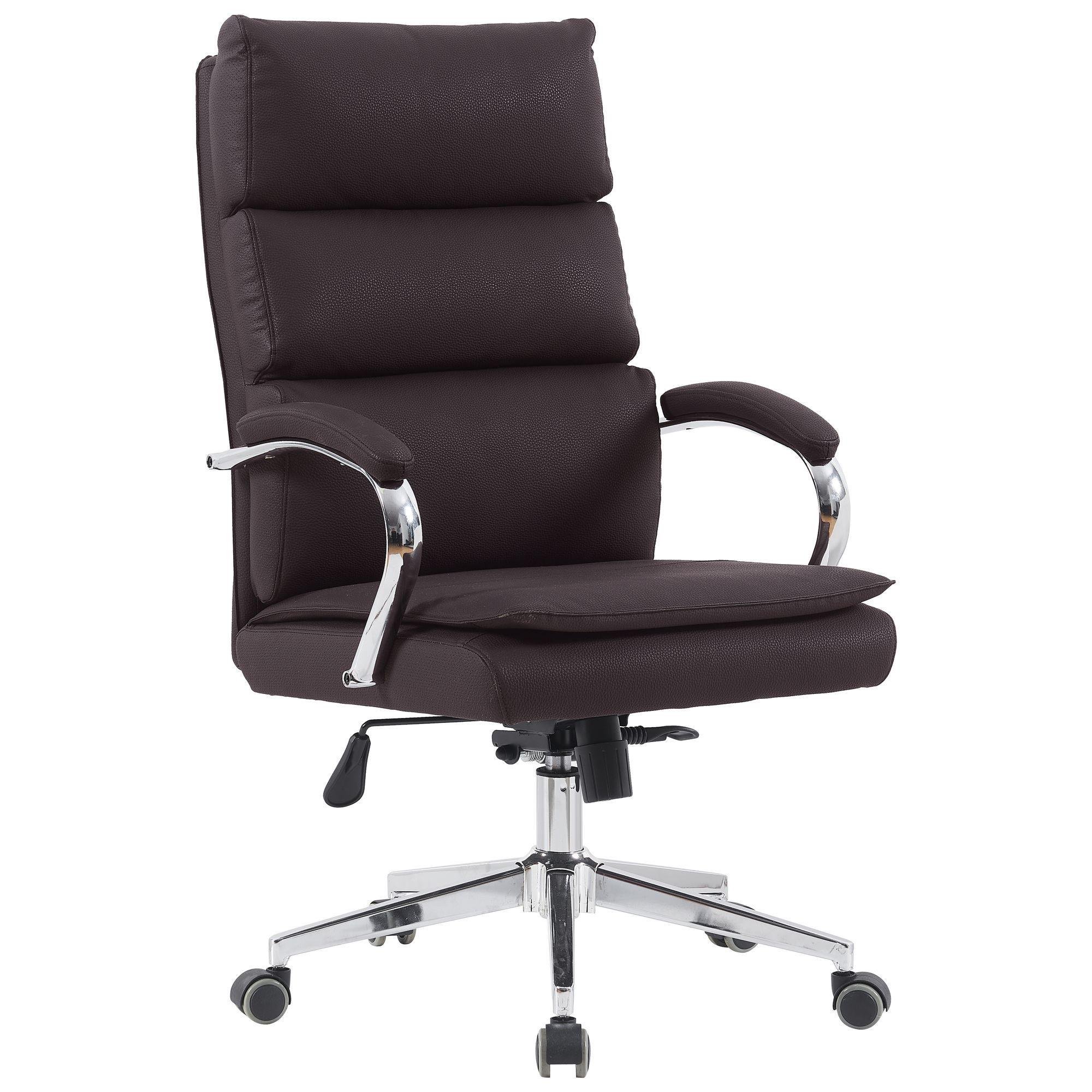 Офисное кресло руководителя AMF Faraon Anifix PU Хром/Шоколадный (555336)