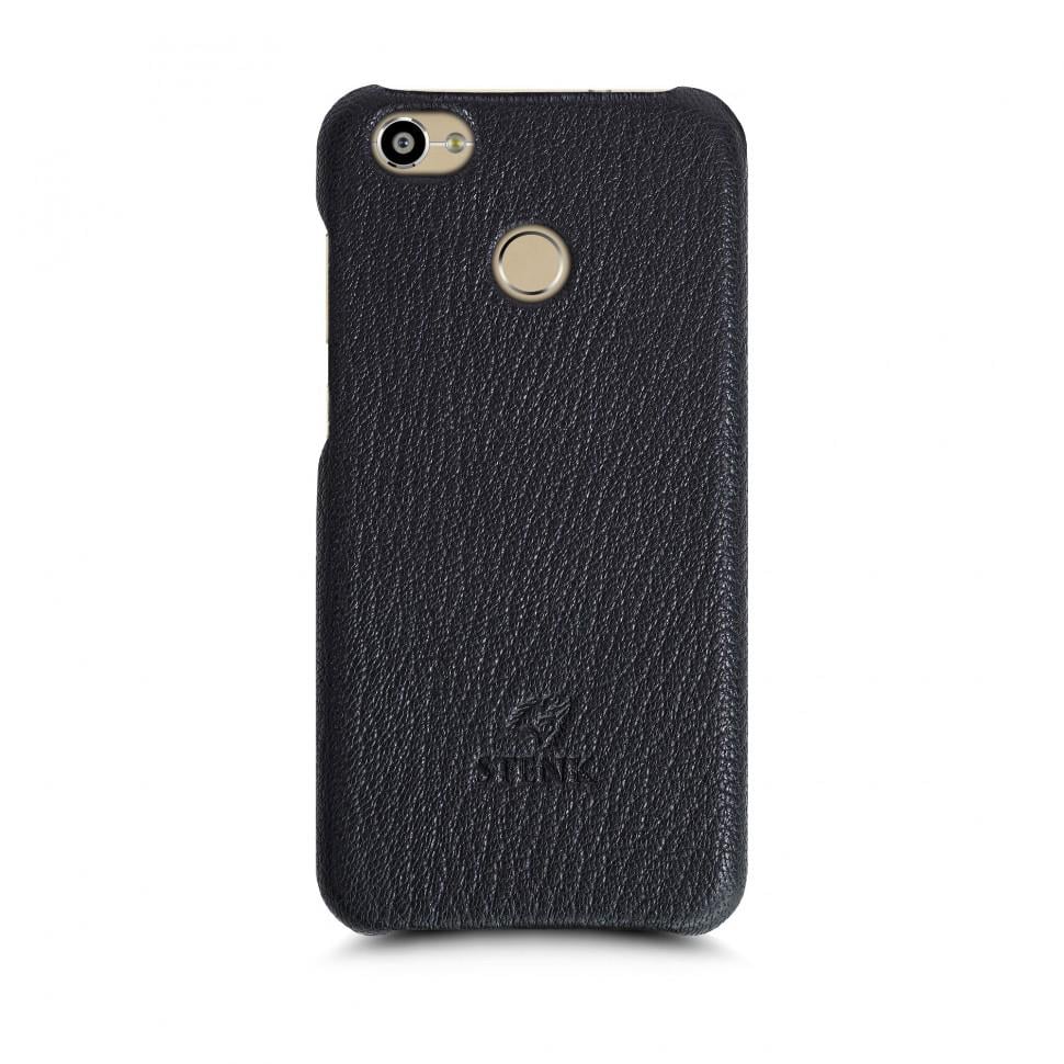 Кожаная накладка Stenk Cover для ZTE Blade A6 Черный (69515)