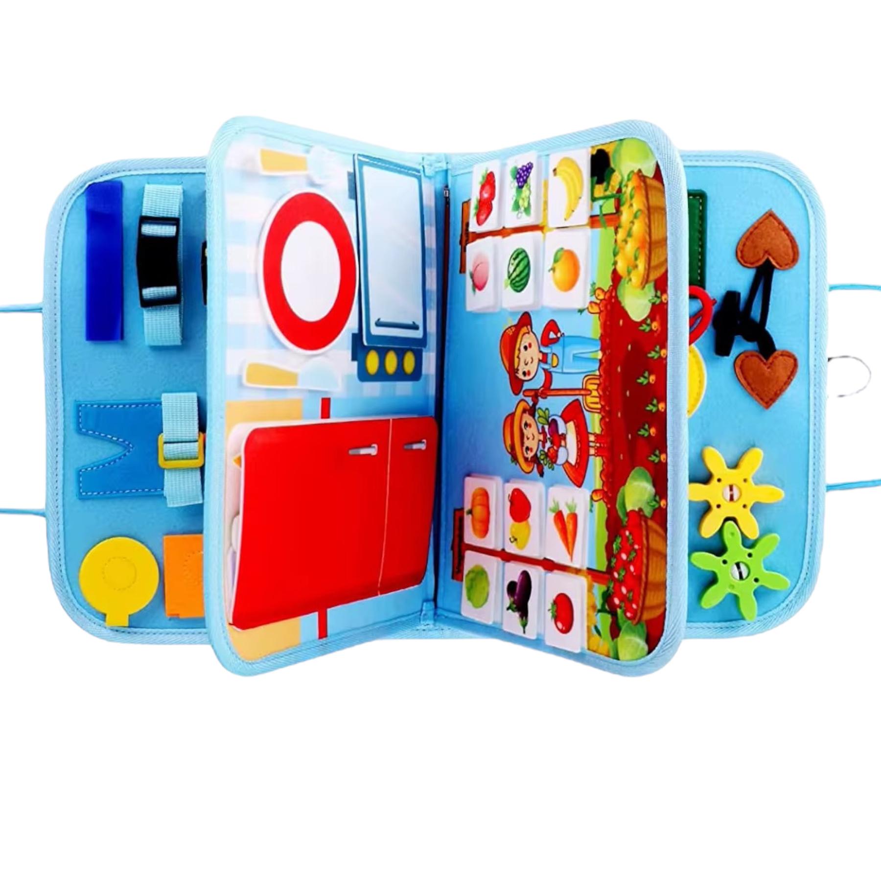 Бізіборд Логічна папка з фетру 432-19 A (113502) - фото 3 Бізіборд Логічна папка з фетру 432-19 A (113502) - фото 3