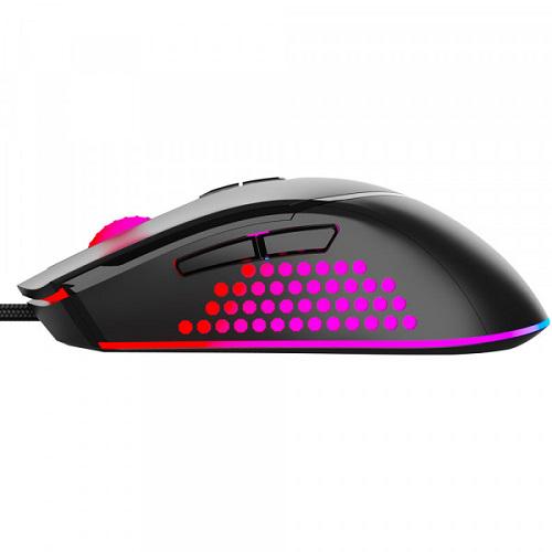 Мышка Sandberg 640-20 Azazinator Mouse 6400 RGB игровая проводная USB 6400dpi 7кн Huano Черный - фото 4