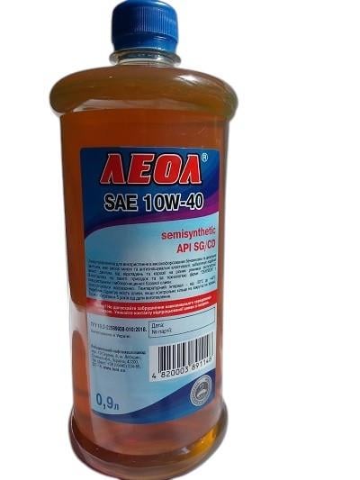 Олива моторна Леол 10W-40 SG/CD 0,9 л (2627071333) - фото 1 Олива моторна Леол 10W-40 SG/CD 0,9 л (2627071333) - фото 1