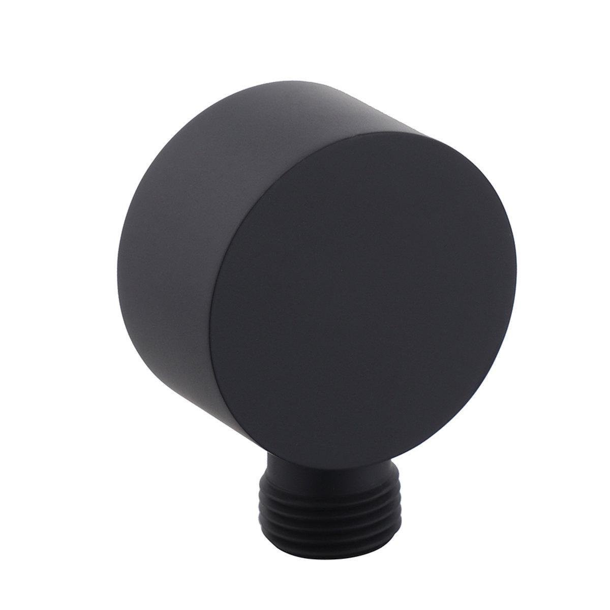 Подключение для шланга Perla круглый 1/2" ЗЗ Черный (PUD-PSA2351B)