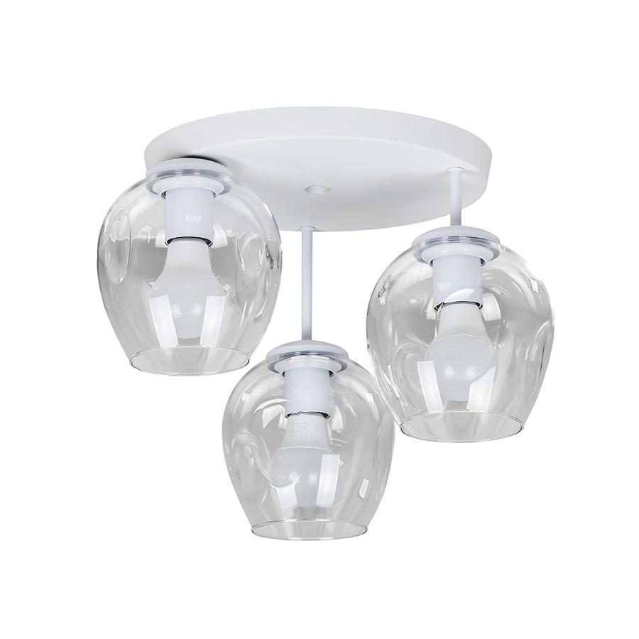 Люстра потолочная Light House LS-19452F-3 WH/CL 300 Белый/Прозрачный 
