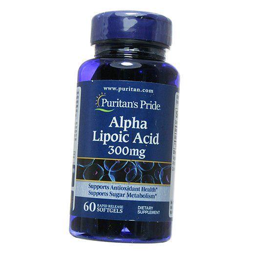 Кислота альфа ліпоєва Alpha Lipoic Acid 300 60 гел. капс. (70367003)