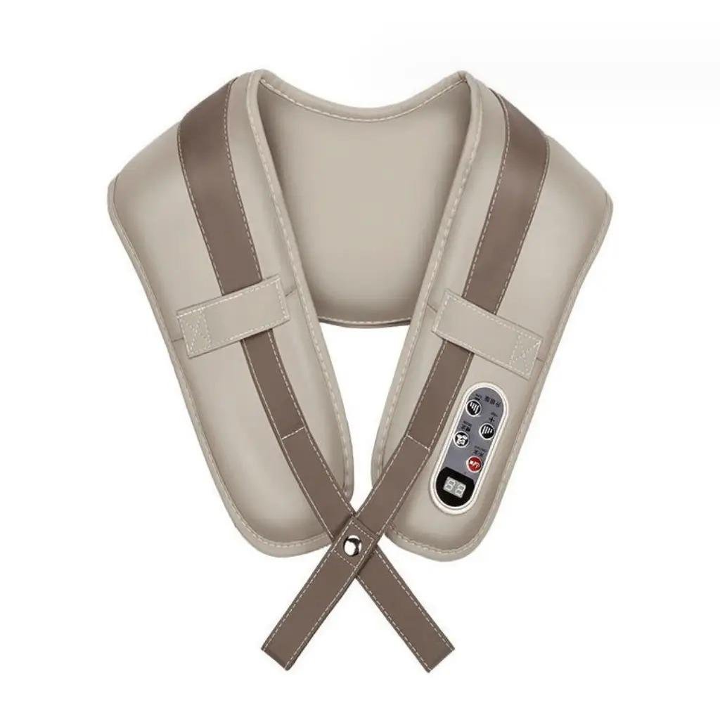 Массажер для шеи и плеч Cervical Massage Shawls ударный с прогреванием (10163)