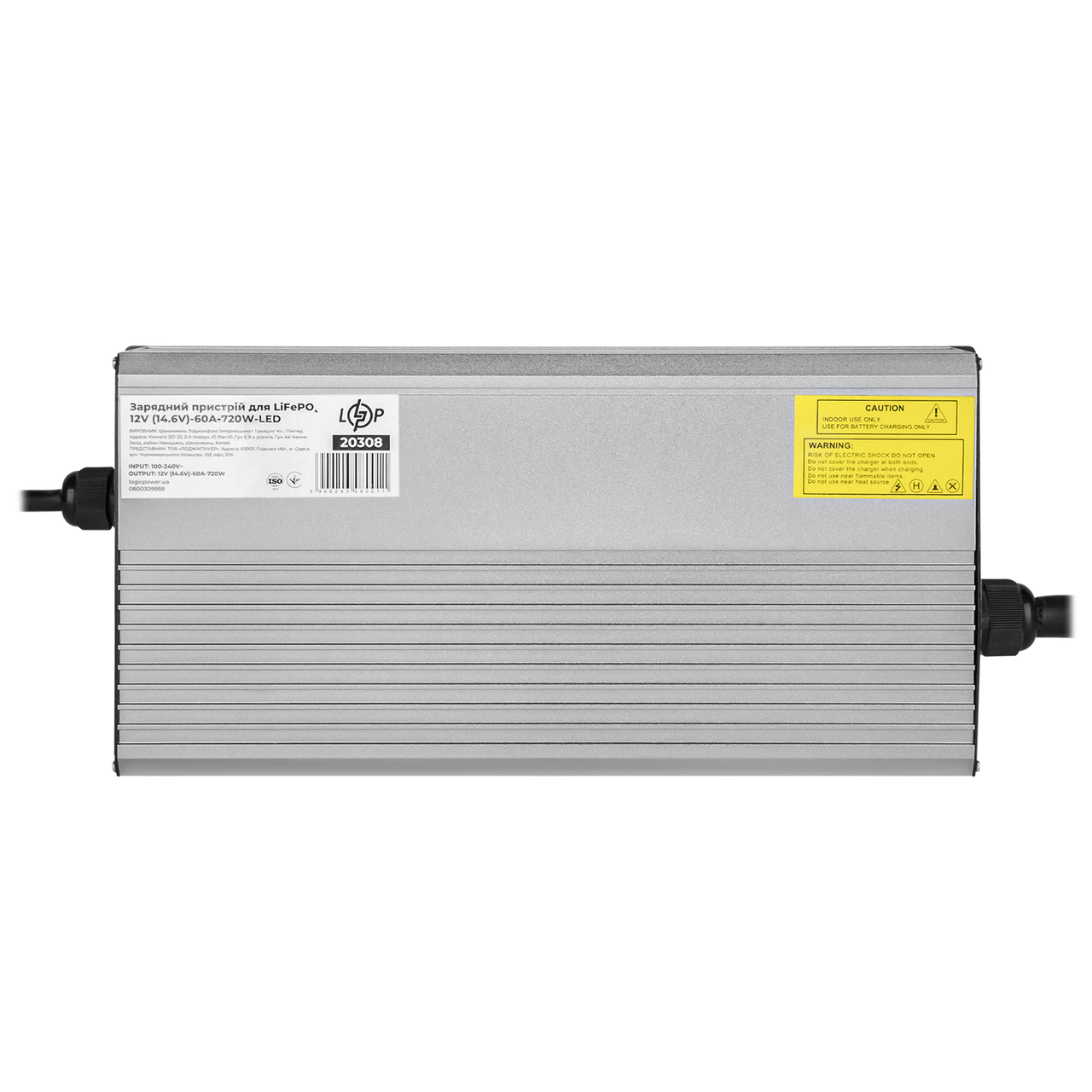 Зарядний пристрій для акумуляторів LiFePO4 12V 14,6V-60A-720W-LED