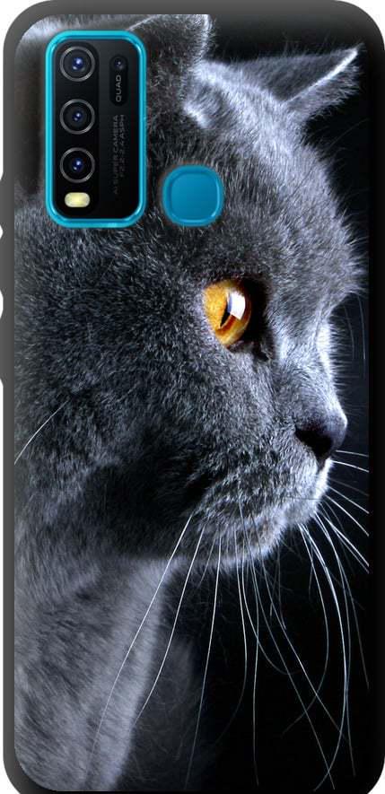 Чехол на Vivo Y30 Красивый кот (3038b-2154-42517)