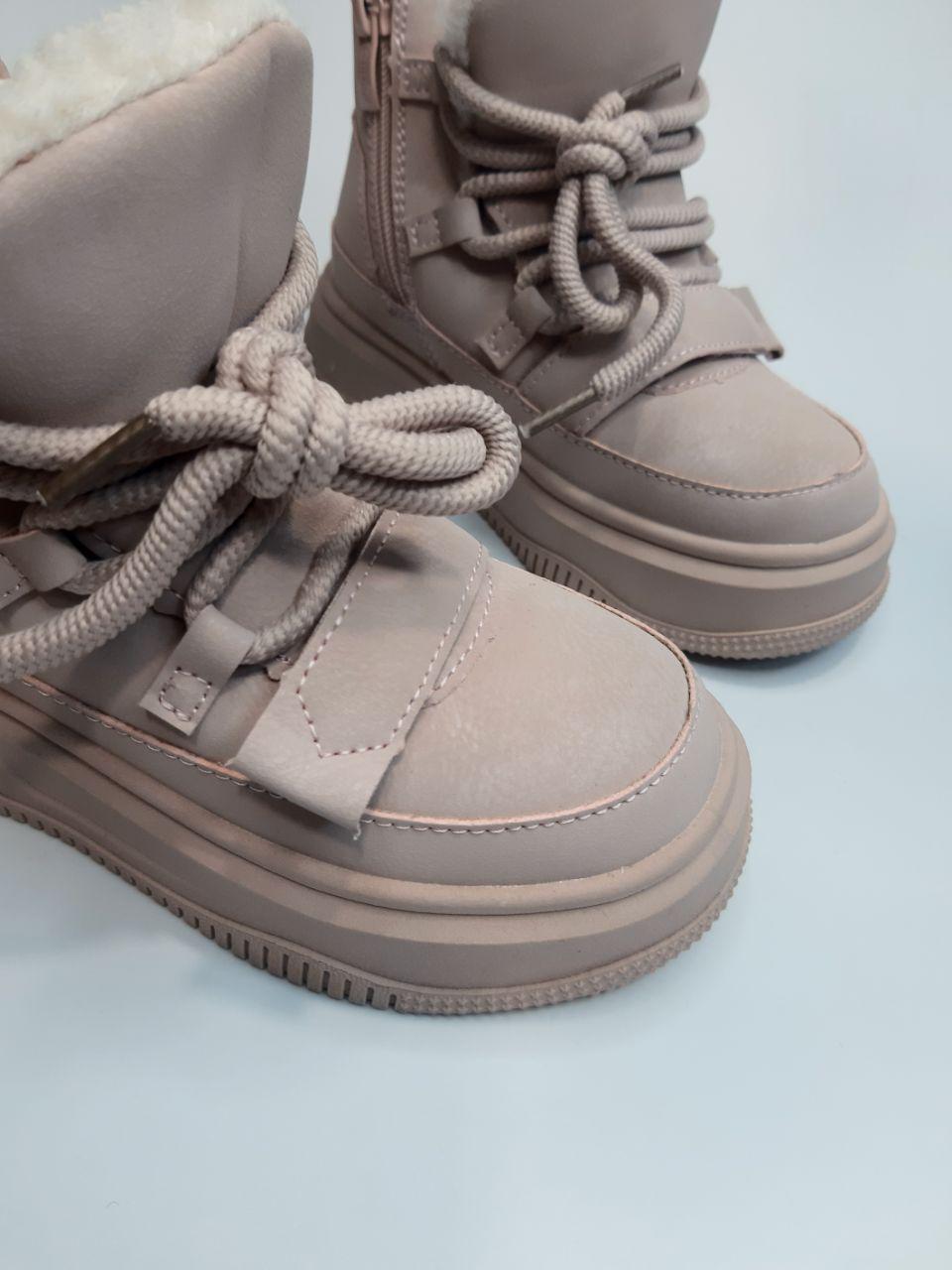 Черевики дитячі зимові Clibee для дівчинки р. 32 21 см Рожевий (597 HB pink) - фото 3