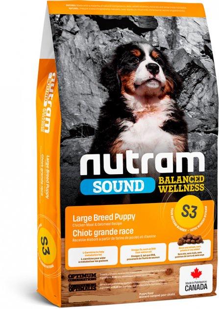 Корм сухой для щенков Nutram S3 Sound Balanced Large Breed Puppy Chicken 20 кг (24149321)