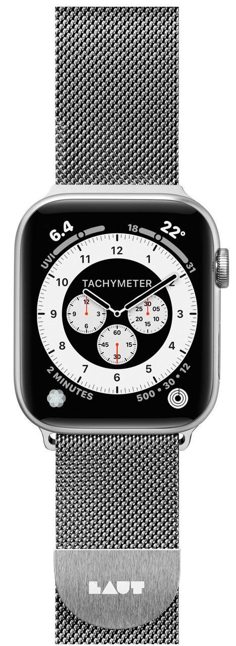 Металический ремешок Laut Steel Loop for Watch 41/40/38, Silver (LAUT_AWS_ST_SL)