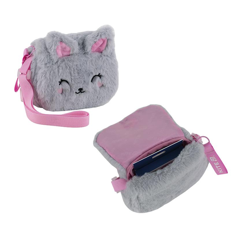 Сумка дитяча KITE Kids Fluffy Cat (K25-2710-3) - фото 2 Сумка дитяча KITE Kids Fluffy Cat (K25-2710-3) - фото 2