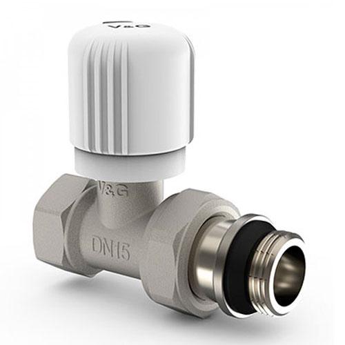 ? Радиаторный вентиль V&G VALOGIN 3/4\" ручной регулировки прямой (VG ...
