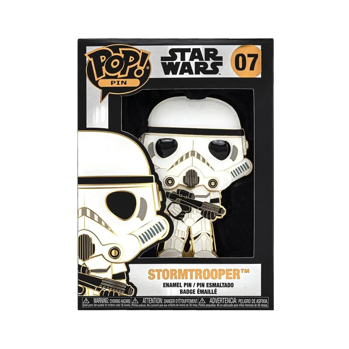 Пин Funko Звездные войны Штурмовик с оружием эмалированная сталь 10 см (STPP0007)
