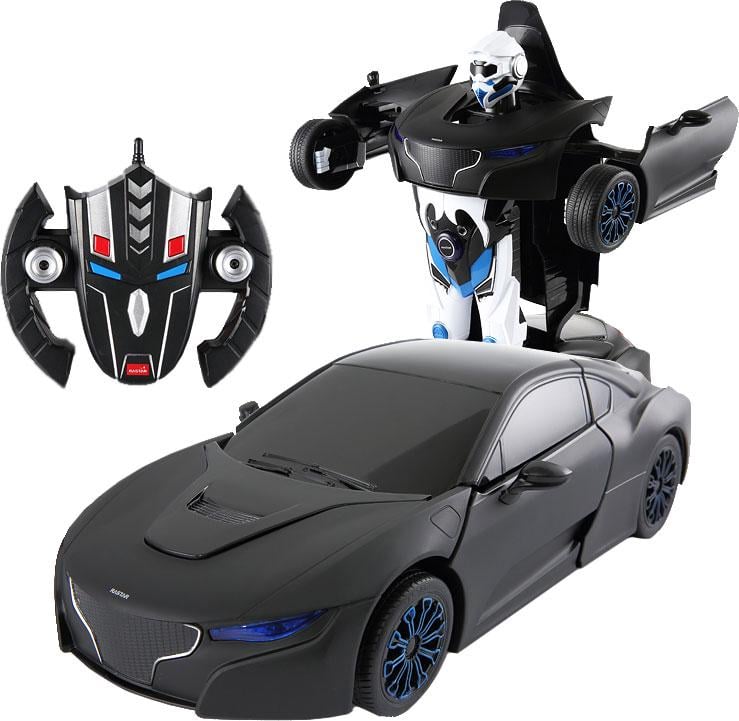 Детская машинка на радиоуправлении трансформер Rastar 1:14 Черный (454.00.13) - фото 2