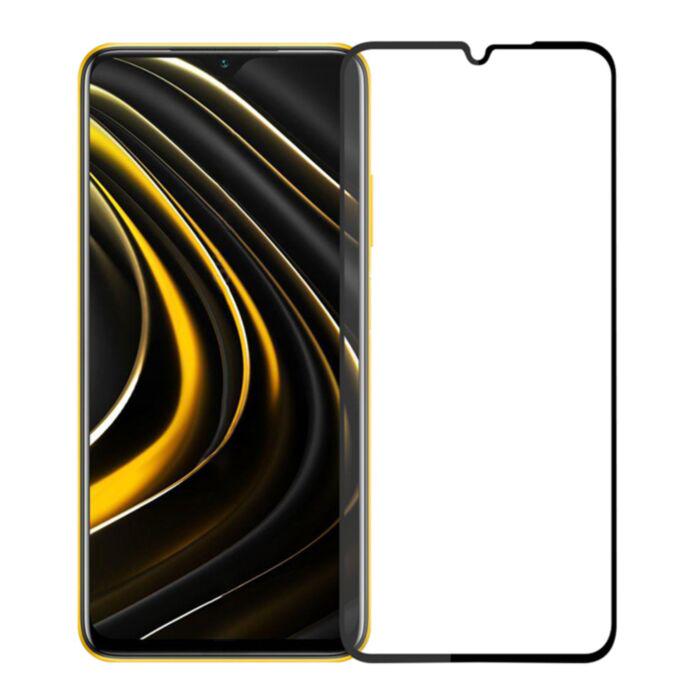 Защитное стекло Glass Full Glue для Xiaomi Poco M3/Redmi 9T Black (9934)