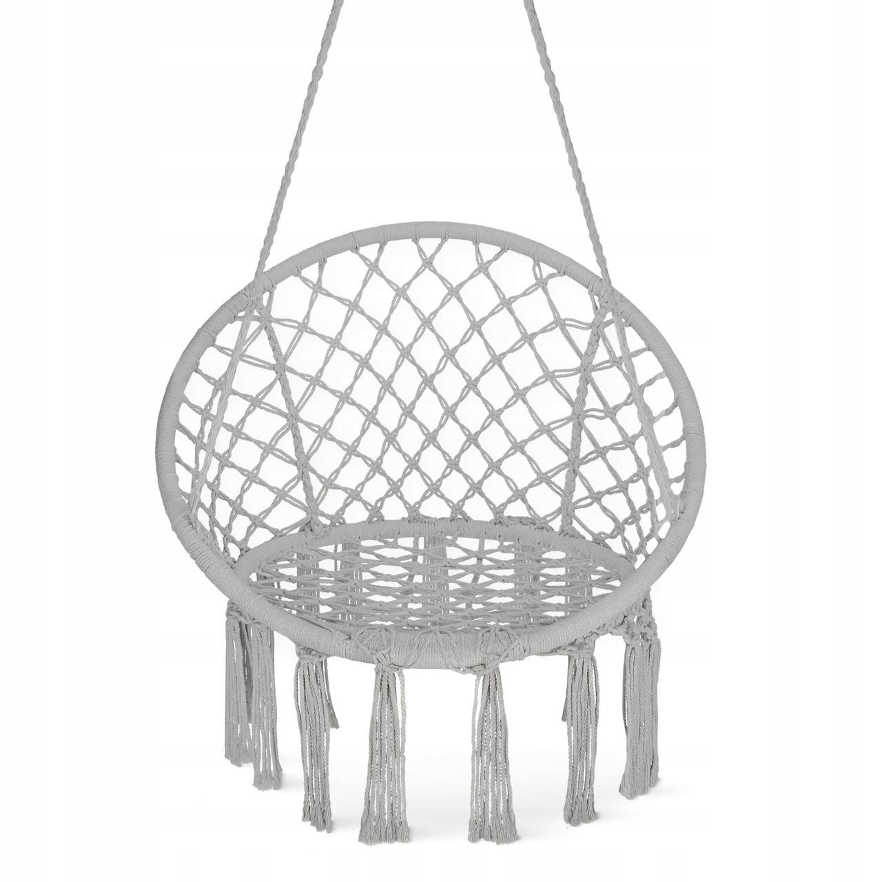Кресло-качели 4fizjo Boho Dream 80 см Grey (P-5905973404525) - фото 1 Кресло-качели 4fizjo Boho Dream 80 см Grey (P-5905973404525) - фото 1