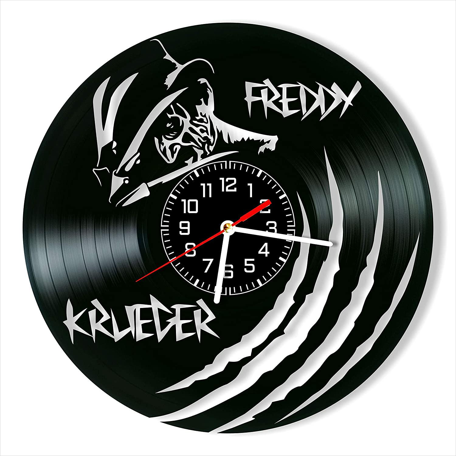 Часы настенные Фредди Крюгер 2067 из виниловой пластинки