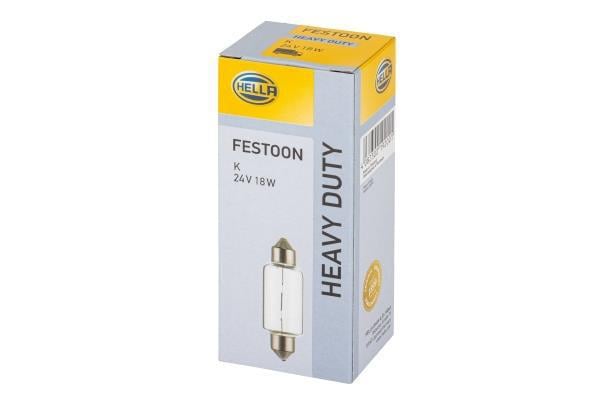 Автомобильная лампа галогенная HELLA 8GM 002 091-241 C18W 18 Вт 24V (23559860)