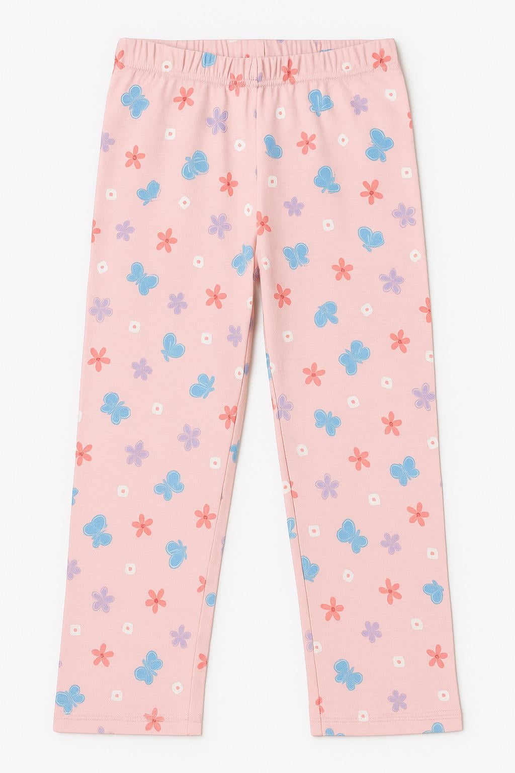 Штаны детские Sinsay 8669С принт 110 см Розовый (3331109412793)