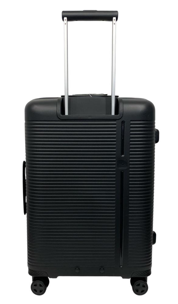 Чемодан средний Airtex 252 полипропилен M Черный - фото 7