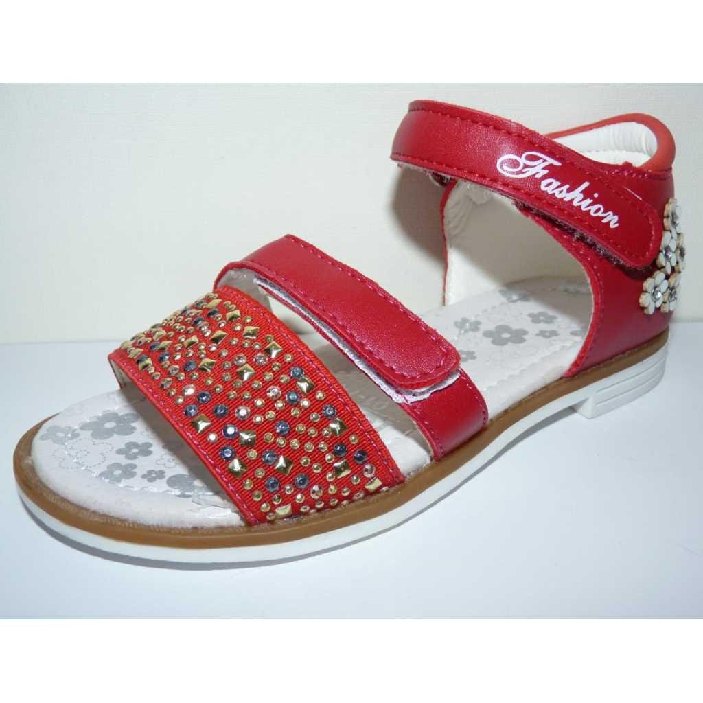 Босоножки для девочки Tom.m 109-017-4 р. 26 16,4 см Красный