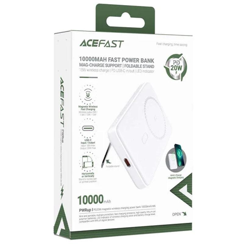 Повербанк Acefast M6 PD20W 10000 mAh White (00000068241_2) - фото 4