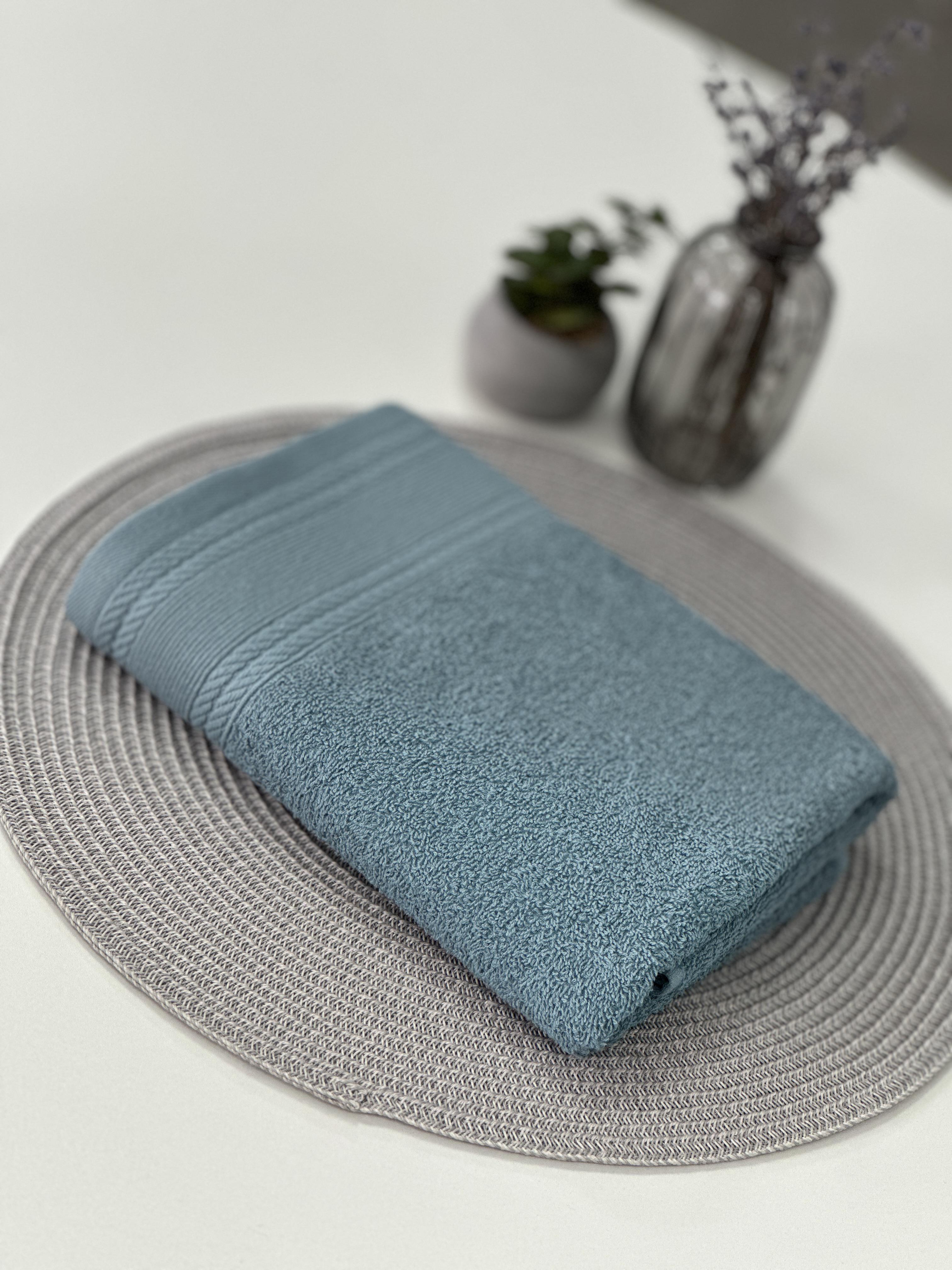 Полотенце махровое Легкий бриз 450 г/м2 100% хлопок 50х90 см Лазурный - фото 2 Полотенце махровое Легкий бриз 450 г/м2 100% хлопок 50х90 см Лазурный - фото 2