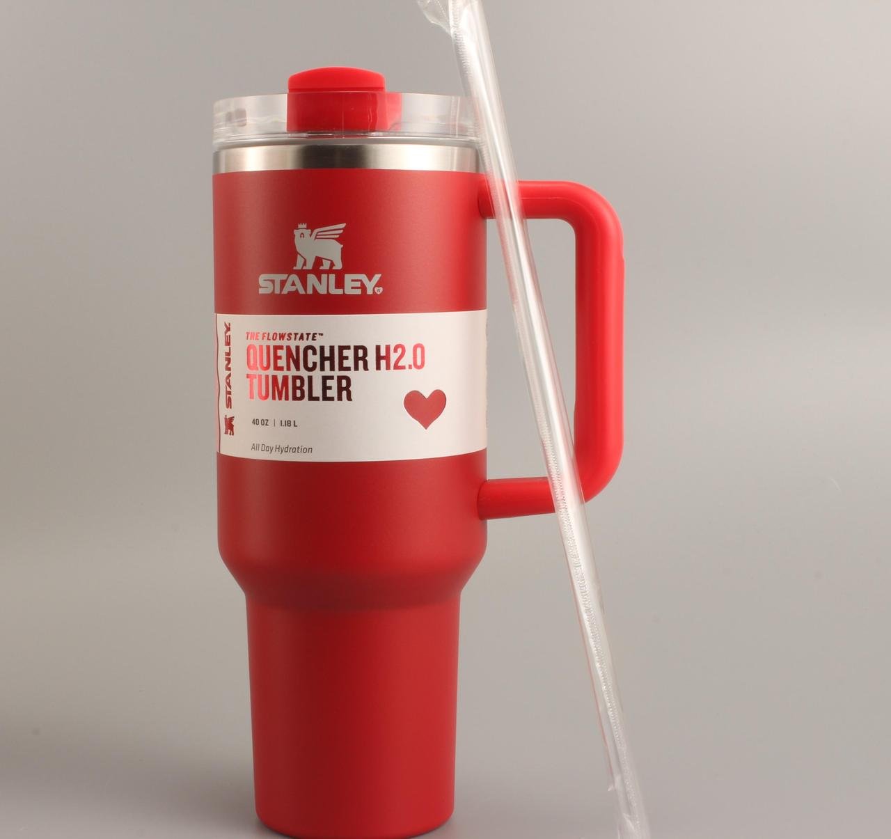 Термочашка Stanley Quencher H2.0 Tumbler из нержавеющей стали 1,18 л Red Carpet (KT6007827)
