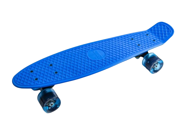 Скейтборд 696 Toys Penny Board Maraton з колесами які світяться 55 см Синій (08808-6)