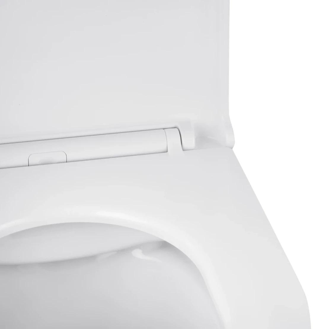 Инсталляция Grohe Rapid SL 3884966Q с унитазом безобедочным Kroner Harz WHI493736 RIMLESS с сиденьем - фото 13