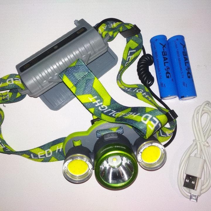 Фонарь налобный светодиодный WD382 USB (D3822139) - фото 3 Фонарь налобный светодиодный WD382 USB (D3822139) - фото 3